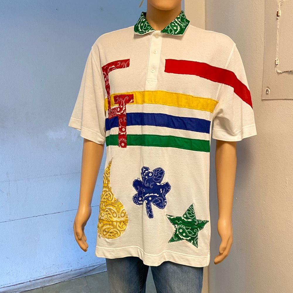 GENUINE THREADZ WHITE POLO BANDANNA RETRO S M L XL